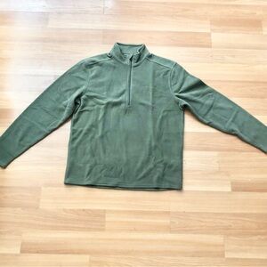 Avalanche Olive Green 1/2 zip fleece pullover Size L